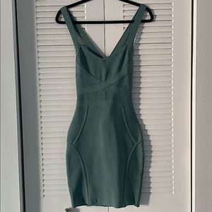 Light Aqua Bandage Dress